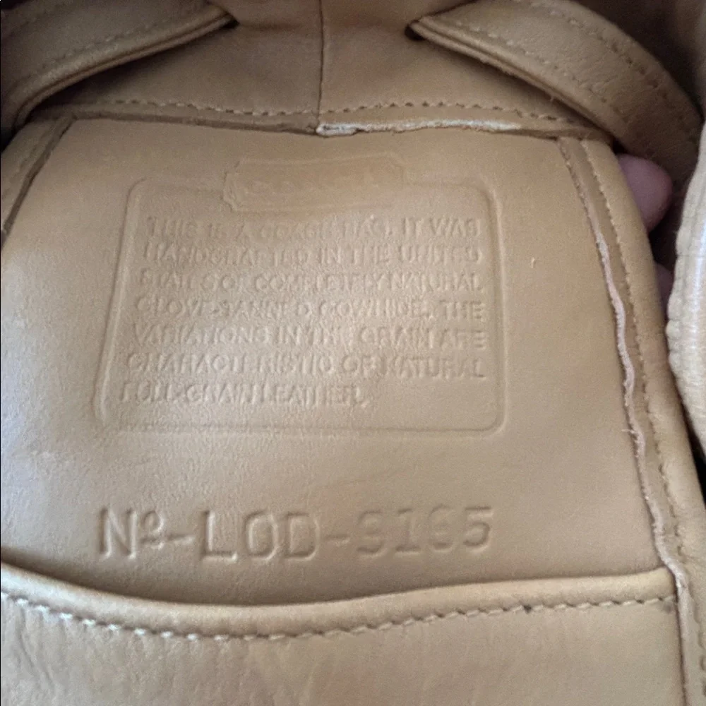 Vintage Coach Legacy Drawstring Leather Bucket Bag, 9165 - Picture 9 of 14